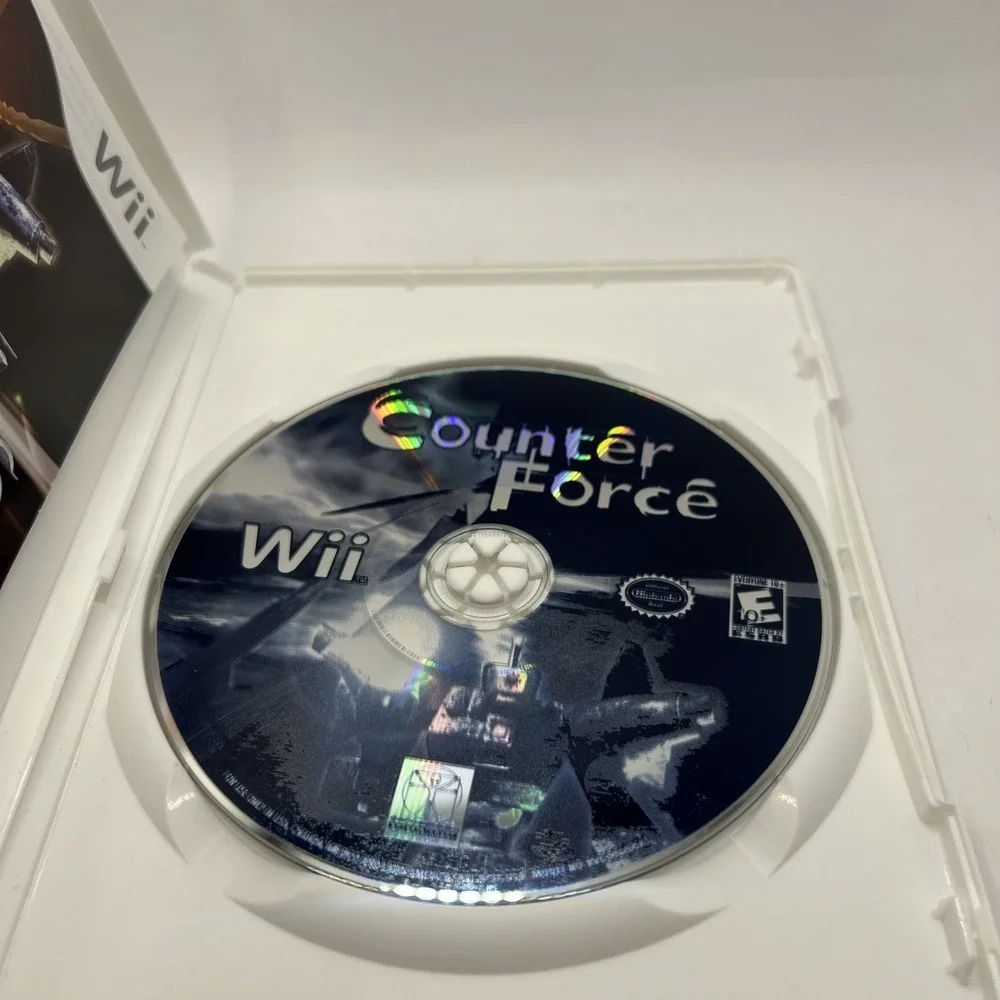 Counter Force (Nintendo Wii, 2007) Complete With Manual